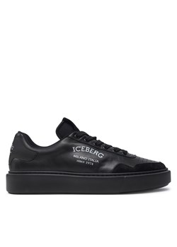 Sneakersy Iceberg Bozema IU1723 Czarny ze sklepu eobuwie.pl w kategorii Buty sportowe męskie - zdjęcie 177387705