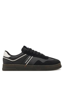 Sneakersy Tommy Jeans Tjw Court Sneaker EN0EN02552 Czarny ze sklepu eobuwie.pl w kategorii Buty sportowe damskie - zdjęcie 177387749