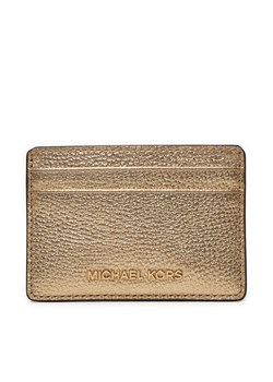 Etui na karty kredytowe MICHAEL Michael Kors 32H9TJ6D1L Złoty ze sklepu eobuwie.pl w kategorii Etui - zdjęcie 177388275