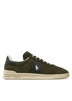 Sneakersy Polo Ralph Lauren Hrt Aera PP 809956120001 Zielony ze sklepu eobuwie.pl w kategorii Buty sportowe męskie - zdjęcie 177389138