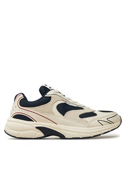 Sneakersy Tommy Jeans The Coney EM0EM01520 Écru ze sklepu eobuwie.pl w kategorii Buty sportowe męskie - zdjęcie 177389369
