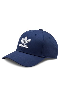 Czapka z daszkiem adidas Trefoil IL4843 Granatowy ze sklepu eobuwie.pl w kategorii Czapki z daszkiem damskie - zdjęcie 177389738