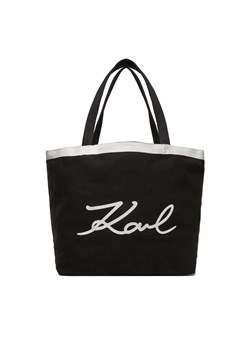 Torebka KARL LAGERFELD 245W3853 Czarny ze sklepu eobuwie.pl w kategorii Torby Shopper bag - zdjęcie 177390057