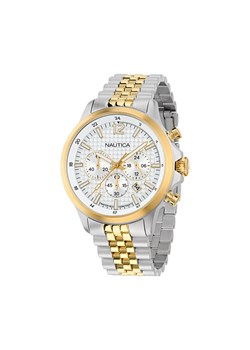 Zegarek Nautica Blueocean Chronograph NAPBOF408 Srebrny ze sklepu eobuwie.pl w kategorii Zegarki - zdjęcie 177390069