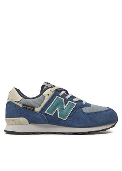 Sneakersy New Balance GC574SOA Granatowy ze sklepu eobuwie.pl w kategorii Buty sportowe dziecięce - zdjęcie 177390877