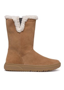 Kozaki Geox J Theleven Girl Wpf J46HYA 00022 C6627 S Brązowy ze sklepu eobuwie.pl w kategorii Buty zimowe dziecięce - zdjęcie 177390956