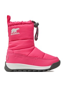 Śniegowce Sorel Youth Whitney™ II Plus Puffy Wp 2088572657 Różowy ze sklepu eobuwie.pl w kategorii Buty zimowe dziecięce - zdjęcie 177391039