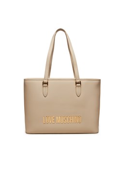 Torebka LOVE MOSCHINO JC4190PP1LKD0110 Beżowy ze sklepu eobuwie.pl w kategorii Torby Shopper bag - zdjęcie 177391206