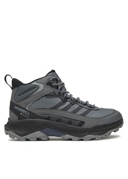 Trekkingi Merrell Speed Strike 2 Mid Gtx GORE-TEX J037821 Szary ze sklepu eobuwie.pl w kategorii Buty trekkingowe męskie - zdjęcie 177391729