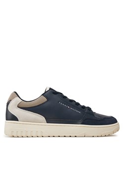 Sneakersy Tommy Hilfiger Th Basket Core FM0FM05058 Granatowy ze sklepu eobuwie.pl w kategorii Buty sportowe męskie - zdjęcie 177392138