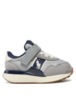 Sneakersy Polo Ralph Lauren RL00631030 Szary ze sklepu eobuwie.pl w kategorii Buty sportowe dziecięce - zdjęcie 177392168