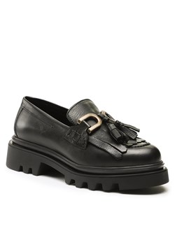 Loafersy Badura 22SS24 Czarny ze sklepu eobuwie.pl w kategorii Lordsy damskie - zdjęcie 177392636