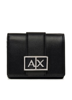 Portfel damski Armani Exchange XW000360 AF12039 UC001 Czarny ze sklepu eobuwie.pl w kategorii Portfele damskie - zdjęcie 177393259