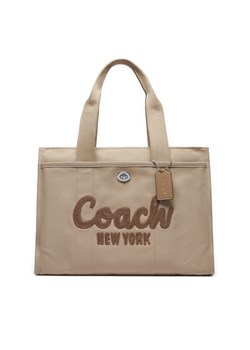 Torebka Coach Cargo CP163 Beżowy ze sklepu eobuwie.pl w kategorii Torby Shopper bag - zdjęcie 177394095