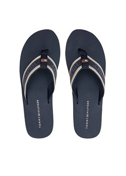 Japonki Tommy Hilfiger Im Platform Beach Sandal FW0FW08236 Granatowy ze sklepu eobuwie.pl w kategorii Klapki damskie - zdjęcie 177395056