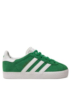 Sneakersy adidas Gazelle IH9910 Zielony ze sklepu eobuwie.pl w kategorii Buty sportowe dziecięce - zdjęcie 177395229