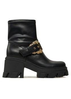 Botki Versace Jeans Couture Sophie 77VA3S80 Czarny ze sklepu eobuwie.pl w kategorii Botki - zdjęcie 177395635