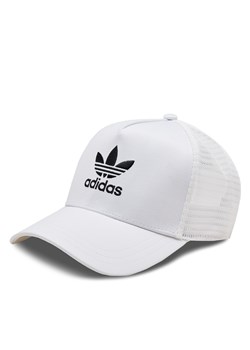 Czapka z daszkiem adidas adicolor IS3015 Biały ze sklepu eobuwie.pl w kategorii Czapki z daszkiem damskie - zdjęcie 177396069