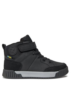 Trapery ZigZag Aintam Kids Boot WP Z234120 Czarny ze sklepu eobuwie.pl w kategorii Buty zimowe dziecięce - zdjęcie 177396236