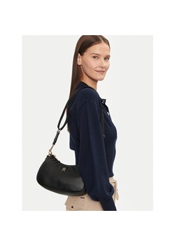 Torebka Tommy Hilfiger AW0AW16476 Czarny ze sklepu eobuwie.pl w kategorii Torebki damskie - zdjęcie 177396399