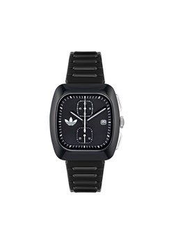 Zegarek adidas Retro Wave Two Chrono AOSY24533 Czarny ze sklepu eobuwie.pl w kategorii Zegarki - zdjęcie 177396579