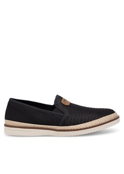 Espadryle Rieker B2366-00 Czarny ze sklepu eobuwie.pl w kategorii Espadryle męskie - zdjęcie 177396827