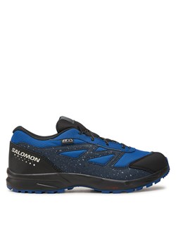 Trekkingi Salomon Outway Climasalomon™ Waterproof L47561500 Granatowy ze sklepu eobuwie.pl w kategorii Buty trekkingowe dziecięce - zdjęcie 177397098