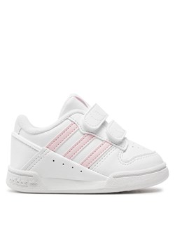 Sneakersy adidas Team Court 2 Str Cf I ID6638 Biały ze sklepu eobuwie.pl w kategorii Buty sportowe dziecięce - zdjęcie 177398499