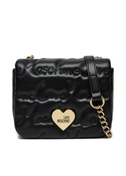 Torebka LOVE MOSCHINO JC4127PP1LLJ0000 Czarny ze sklepu eobuwie.pl w kategorii Kopertówki - zdjęcie 177398628