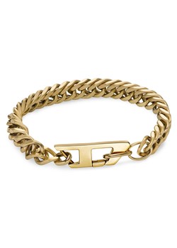 Bransoletka Diesel D Logo Chain DX1511710 Złoty ze sklepu eobuwie.pl w kategorii Bransoletki - zdjęcie 177399768