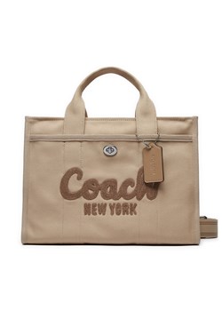 Torebka Coach Cargo CP158 Beżowy ze sklepu eobuwie.pl w kategorii Torby Shopper bag - zdjęcie 177400148