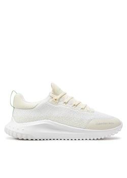 Sneakersy Calvin Klein Jeans Eva Runner Low Sock Kt In Mtr YW0YW01484 Écru ze sklepu eobuwie.pl w kategorii Buty sportowe damskie - zdjęcie 177400278