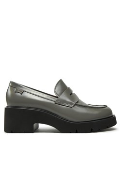 Loafersy Camper Milah K201425-020 Szary ze sklepu eobuwie.pl w kategorii Lordsy damskie - zdjęcie 177400595