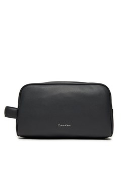 Kosmetyczka Calvin Klein Ck Must Washbag K50K512801 Czarny ze sklepu eobuwie.pl w kategorii Kosmetyczki - zdjęcie 177400687