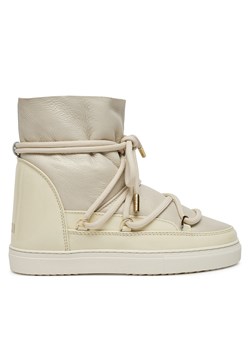 Śniegowce Inuikii Gloss Wedge 75203-007 Écru ze sklepu eobuwie.pl w kategorii Śniegowce damskie - zdjęcie 177400837