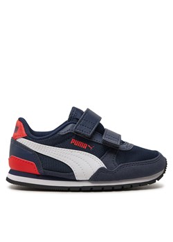 Sneakersy Puma St Runner v3 Meesh V Ps 385511 09 Granatowy ze sklepu eobuwie.pl w kategorii Buty sportowe dziecięce - zdjęcie 177401656