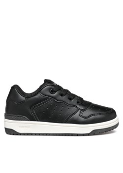 Sneakersy Geox J Washiba Boy J45LQB 000BC C9999 M Czarny ze sklepu eobuwie.pl w kategorii Buty sportowe dziecięce - zdjęcie 177402015