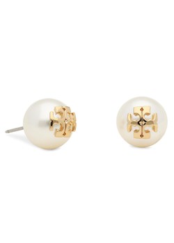 Kolczyki Tory Burch Crystal Pearl Stud Earring 11165514 Biały ze sklepu eobuwie.pl w kategorii Kolczyki - zdjęcie 177402558