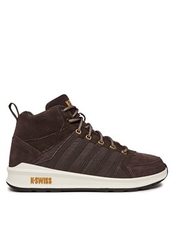 Sneakersy K-Swiss Vista Trainer Mid 07145 229 Brązowy ze sklepu eobuwie.pl w kategorii Buty sportowe męskie - zdjęcie 177404575