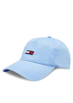 Czapka z daszkiem Tommy Jeans Tjw Elongated Flag 5 Panels Cap AW0AW15842 Niebieski ze sklepu eobuwie.pl w kategorii Czapki z daszkiem damskie - zdjęcie 177404917