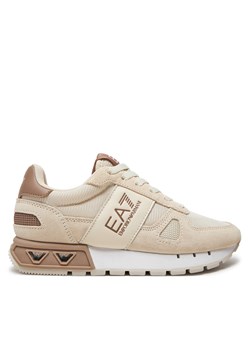 Sneakersy EA7 Emporio Armani X8X151 XK354 T996 Beżowy ze sklepu eobuwie.pl w kategorii Buty sportowe damskie - zdjęcie 177405066