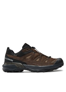 Sneakersy Salomon X Ultra 360 Leather Gore-Tex L47571200 Brązowy ze sklepu eobuwie.pl w kategorii Buty sportowe męskie - zdjęcie 177405177