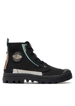 Trapery Palladium PAMPA UNDERLAYER 99183-008-M Czarny ze sklepu eobuwie.pl w kategorii Workery damskie - zdjęcie 177405345