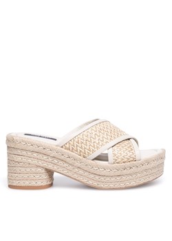 Espadryle Nine West WYL2734-1 Beżowy ze sklepu eobuwie.pl w kategorii Klapki damskie - zdjęcie 177406758