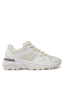 Sneakersy Tommy Hilfiger Womens Trail Runner FW0FW08202 Écru ze sklepu eobuwie.pl w kategorii Buty sportowe damskie - zdjęcie 177407479