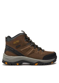 Trapery Skechers Pelmo 64869/KHK Brązowy ze sklepu eobuwie.pl w kategorii Buty trekkingowe męskie - zdjęcie 177407686