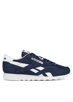 Sneakersy Reebok CLASSIC NYLON 100009276 Granatowy ze sklepu eobuwie.pl w kategorii Buty sportowe męskie - zdjęcie 177407867