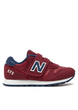 Sneakersy New Balance YZ373VK2 Czerwony ze sklepu eobuwie.pl w kategorii Buty sportowe dziecięce - zdjęcie 177408655