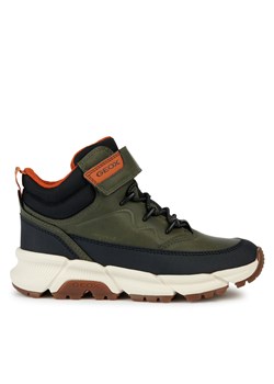 Kozaki Geox J Flexyper Plus Boy J36LCG 0MEFU C0623 S Khaki ze sklepu eobuwie.pl w kategorii Buty zimowe dziecięce - zdjęcie 177408829