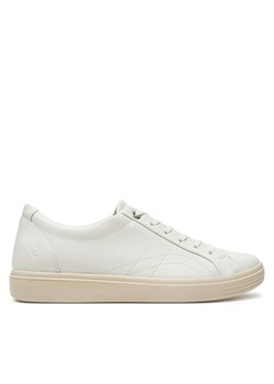 Sneakersy ECCO Classic Sneaker W 21861301007 Écru ze sklepu eobuwie.pl w kategorii Buty sportowe damskie - zdjęcie 177409339